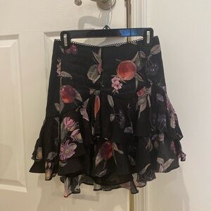 All Saints cherry skirt